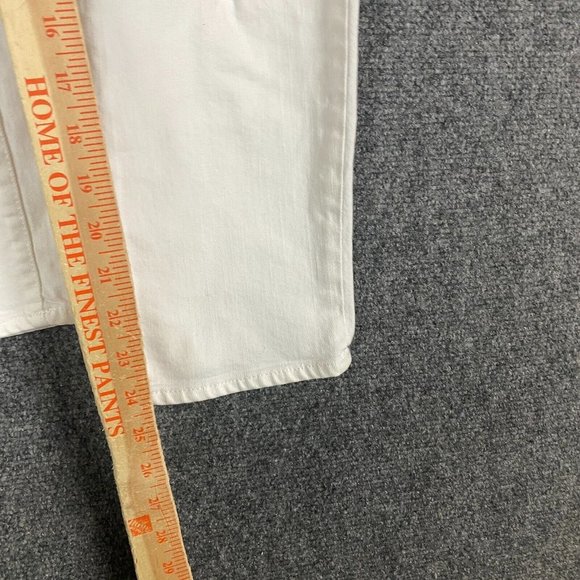 Gap 1969 Jeans Women's Size 26 Slim Crop White Cotton Blend Adults - Picture 6 of 10